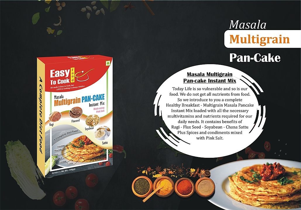 Multigrain Masala Pancake instant Mix uploaded by business on 7/14/2020