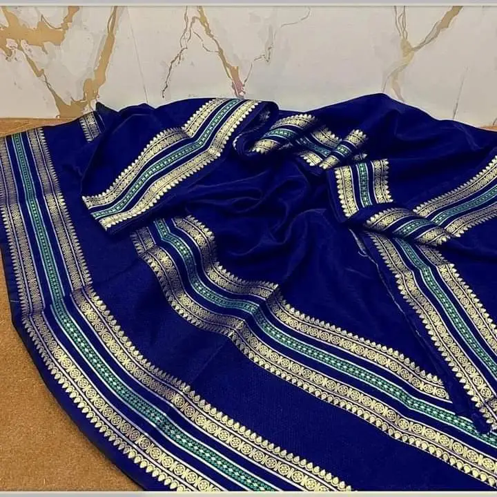 Post image Hey! Checkout my new product called
🏵️🏵️🏵️🏵️🏵️🏵️🏵️🏵️🏵️

Banarasi fancy daybal wam silk

Wam silk soft fabric alfee iskert baord.