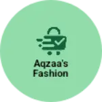 Business logo of Aqzaa's fashion