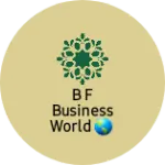 Business logo of B f Business world 🌎
