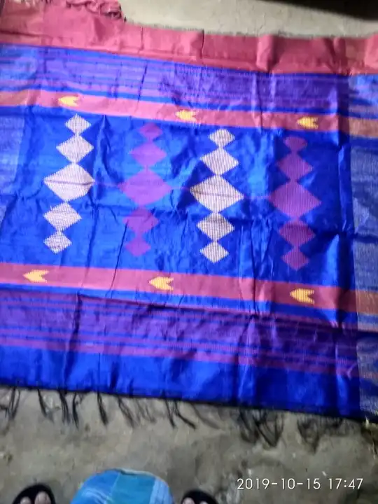 100%Hendioom silk tasar dupyan uploaded by Hendloom silk saree and sut on 6/16/2023