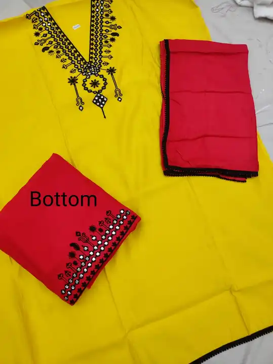 Masleen cotton suit with masleen dupatta  uploaded by Manish sales on 6/16/2023