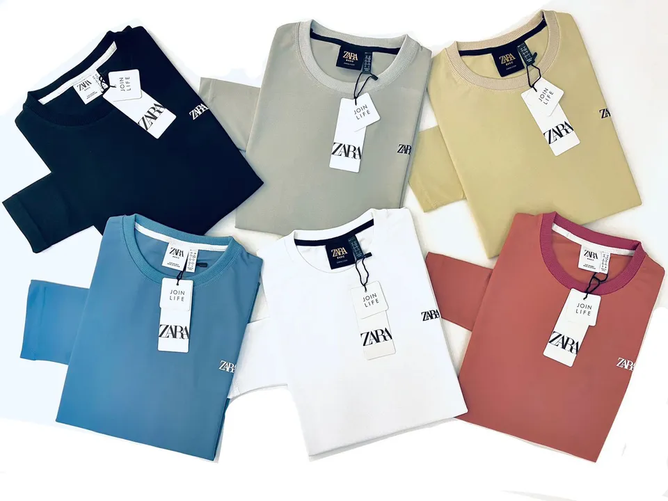 Zara t shirts half sleeve  uploaded by Kesriya vastralya on 6/16/2023
