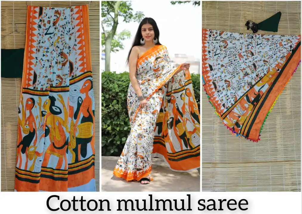 Cotton saree  uploaded by S.m fabric on 6/16/2023
