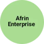 Business logo of Afrin enterprise