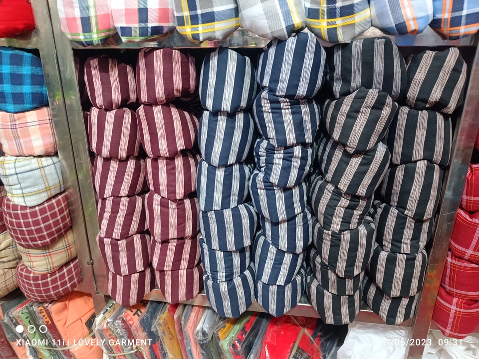 Cotton check ✅ shirts for men  uploaded by Lovely Garments on 6/16/2023