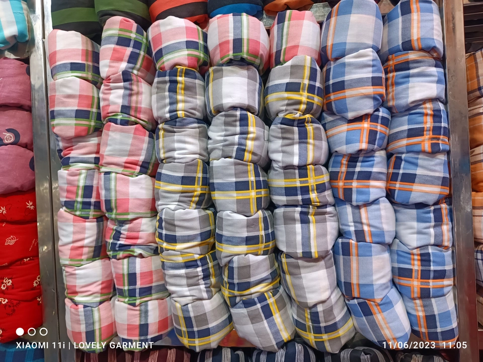 Cotton check ✅ shirts for men  uploaded by Lovely Garments on 6/16/2023