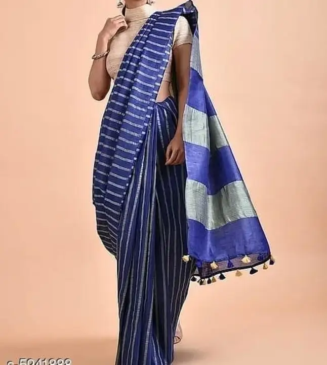 Semi tussar handloom saree  uploaded by Peehu handloom  on 6/16/2023