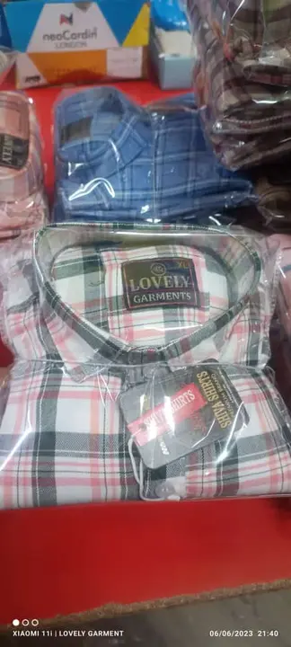 Checks ✅ Shirts 👕 for men uploaded by Lovely Garments on 6/16/2023