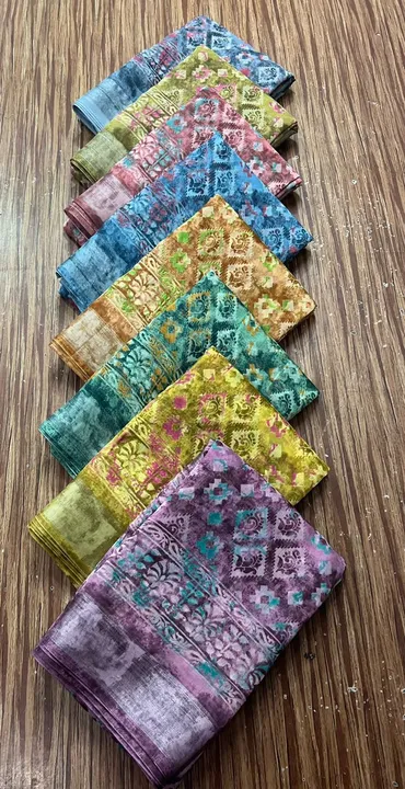 Cotton saree uploaded by Shree kamdhenu textile on 6/16/2023