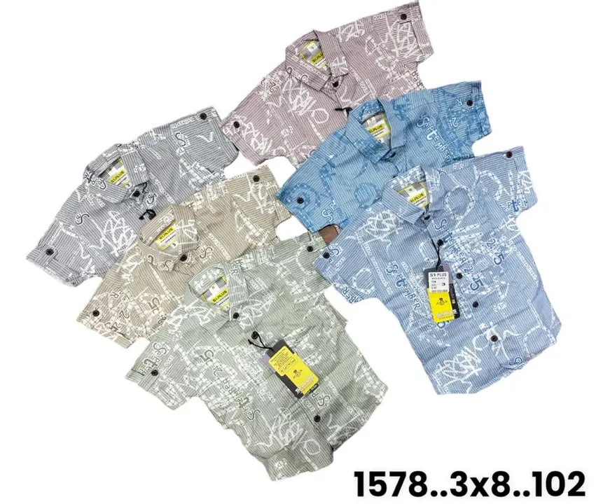 Kids shirt size 3x8. uploaded by Aap ki dukan on 6/16/2023