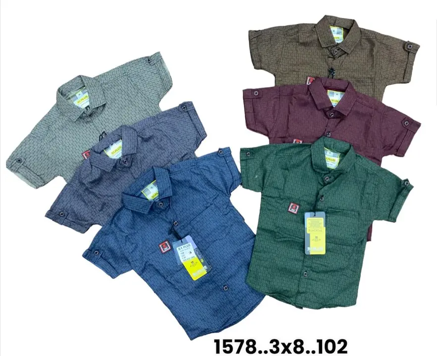 Kids shirt size 3x8. uploaded by Aap ki dukan on 6/16/2023