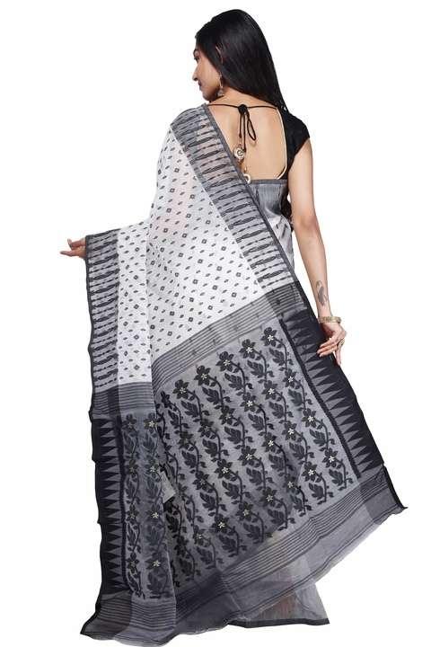 Dhakai jamdani pure cotton saree uploaded by Shivam Textile on 6/16/2023