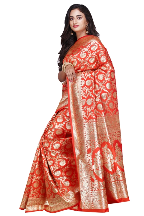 Banarasi katan pure silk saree uploaded by Shivam Textile on 6/16/2023