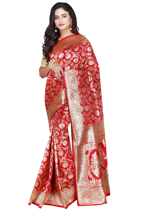 Banarasi katan pure silk saree uploaded by Shivam Textile on 6/16/2023