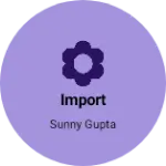 Business logo of Import