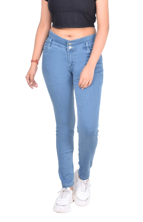 Post image Ideal for = Women
Suitable for = Western Wear
Pack of 1 Jeans
Closure = 2 Button
Faded = Clean Look
Fit = Skinny
Fly = Zipper

Give an update to your daily wardrobe with this classic Skinny Jeans