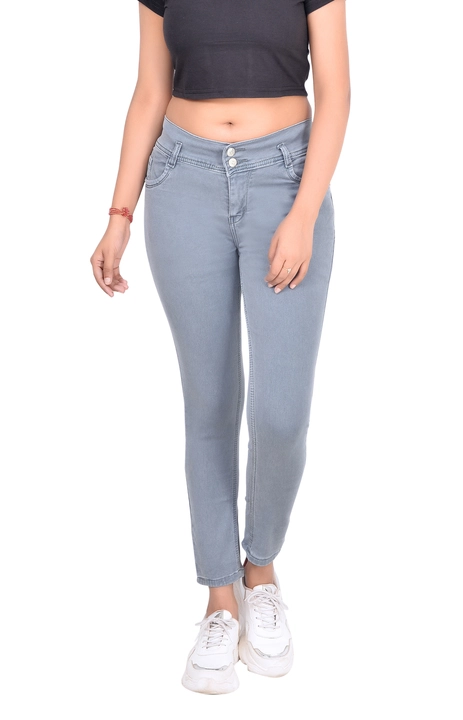 JFH Women Skinny Mid Rise Grey Jeans 110 No. uploaded by business on 6/16/2023
