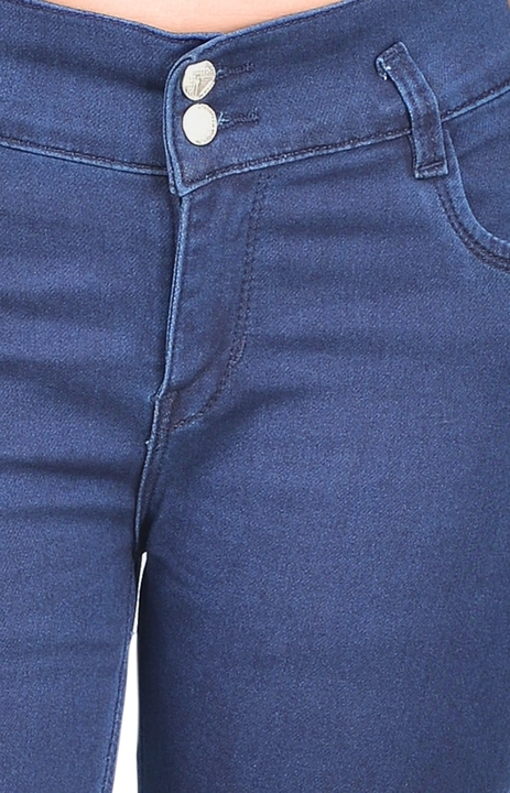 JFH Women Skinny Mid Rise Dark Blue Jeans 110 No. uploaded by Alka Fabrics on 6/16/2023