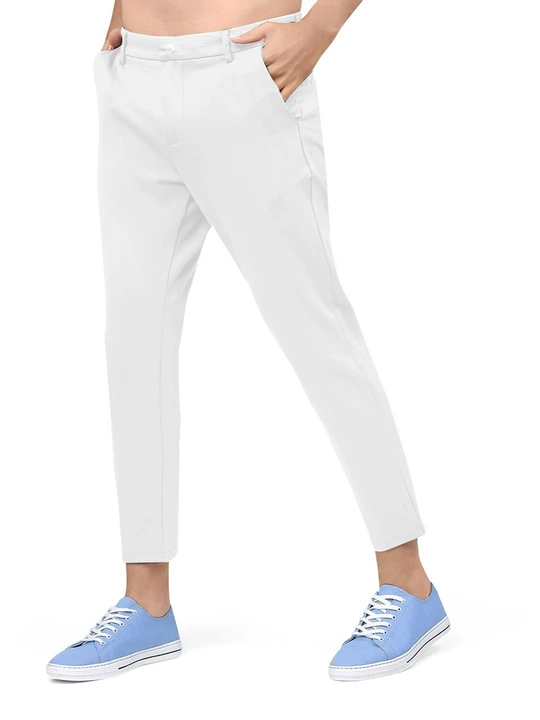 Post image This Trouser is made from High quality fabric . Trouser is a Mid/High Waist comfort fit product and it ensures relaxed fit to the wearer. Multi Utility as Formal and Casual Wear makes this pant a must in your wardrobe.