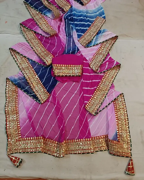 Product uploaded by Jaipuri wholesale gotta patti kurtis nd sarees on 6/16/2023