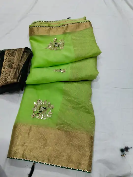 Product uploaded by Jaipuri wholesale gotta patti kurtis nd sarees on 6/16/2023