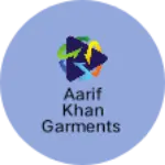 Business logo of Aarif Khan Garments