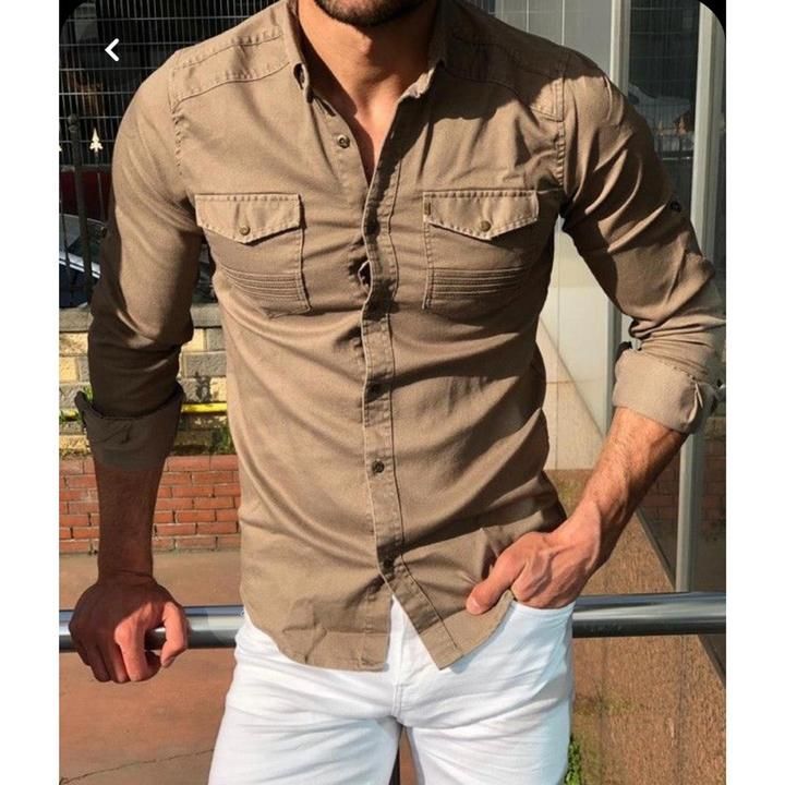 Smooth denim double Pocket shirt uploaded by business on 3/14/2021