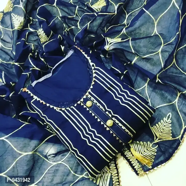 Post image I want 1-10 pieces of Suits and dress material at a total order value of 10000. I am looking for Chanderi silk with dupatta and chanderi cotton with dupatta on Minimum price. Please send me price if you have this available.