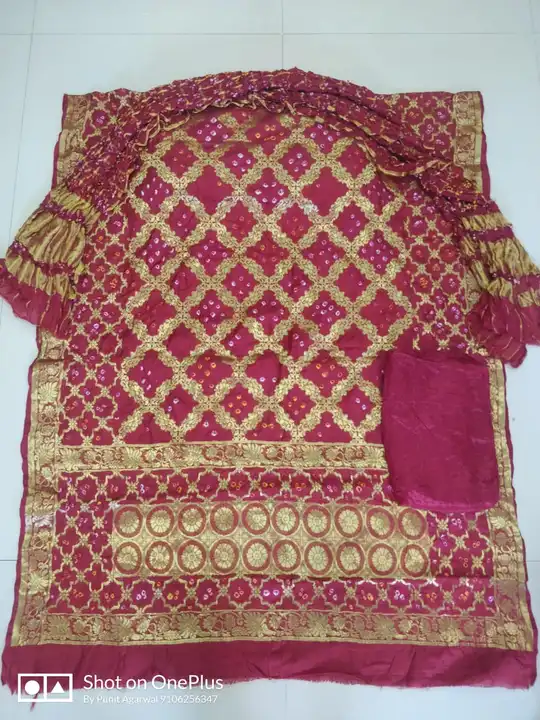 Bandhani dress material uploaded by Sanju creation on 6/16/2023