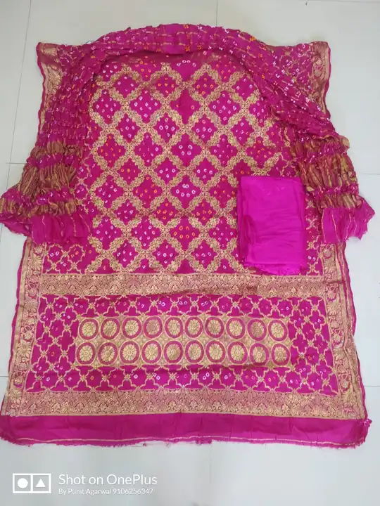 Bandhani dress material uploaded by Sanju creation on 6/16/2023