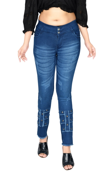 Designer Women jeans 3189 Dark blue color  uploaded by business on 6/16/2023