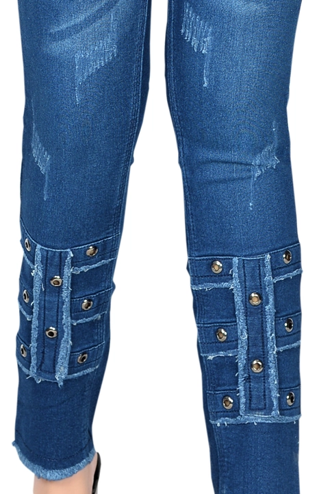 Designer Women jeans 3189 Dark blue color  uploaded by Alka Fabrics on 6/16/2023