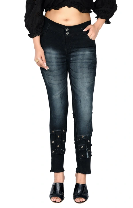 Designer Women jeans 3189 Black color uploaded by business on 6/16/2023