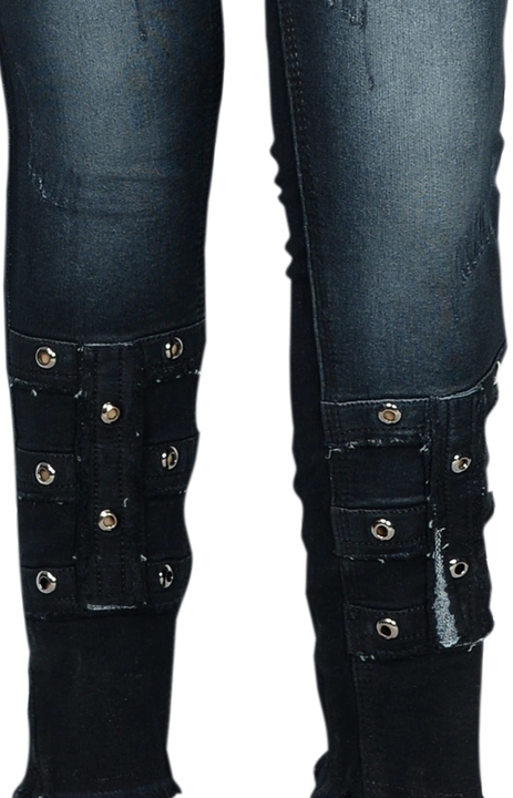 Designer Women jeans 3189 Black color uploaded by Alka Fabrics on 6/16/2023