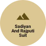 Business logo of Sadiyan and rajputi suit
