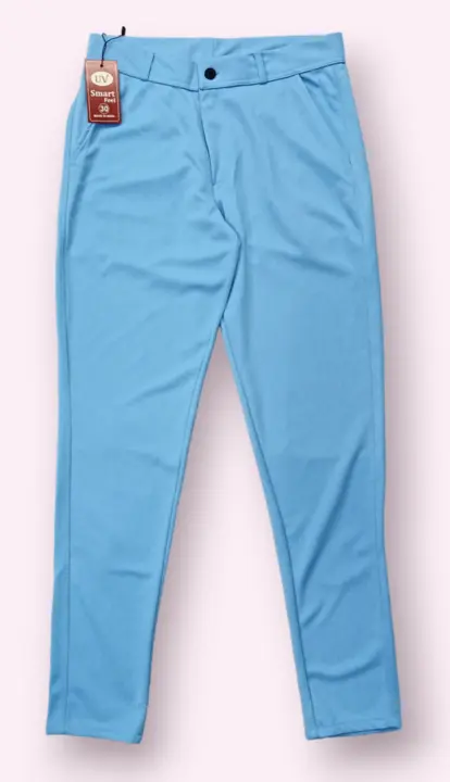 Buy Blue Trousers & Pants for Women by MARIE CLAIRE Online | Ajio.com