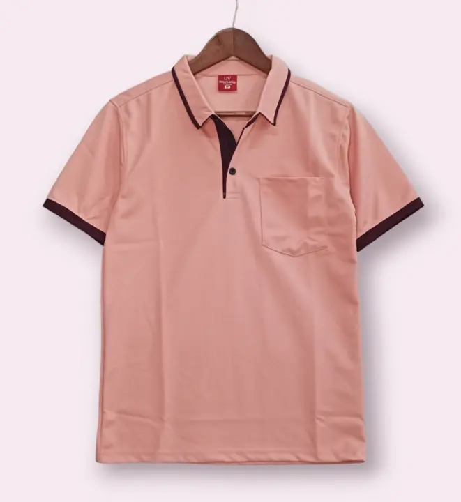 Pocket polo Tshirt. fabric : twill Lycra. GSM : 230. MOQ 40 pce. uploaded by Sunbird garments on 6/16/2023