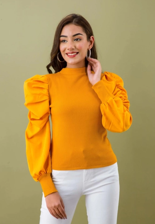 Full puff sleeve top uploaded by Karn cloth house on 6/16/2023