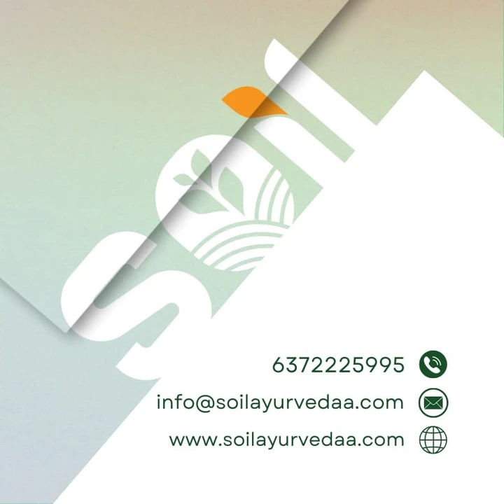 Visiting card store images of Soil AyurvedAA