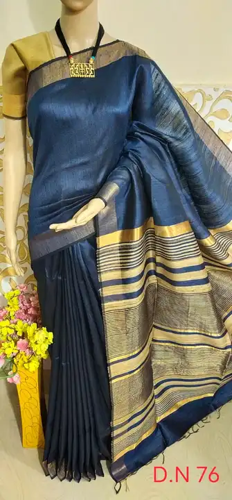 Product uploaded by Manufacturer of tussar gheecha 100 % silk saree on 6/16/2023