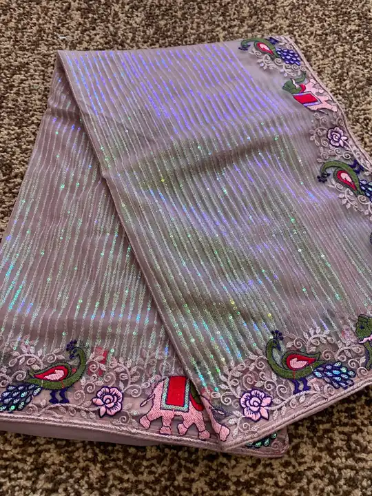 Desiner Saree uploaded by Maa Creation. on 6/16/2023