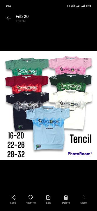 Tencil t shirt  uploaded by business on 6/16/2023
