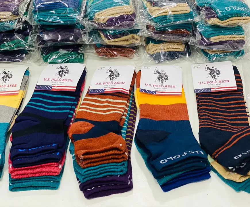Colorfull best quality cotton socks for men's  uploaded by Jeegesh exports on 6/16/2023