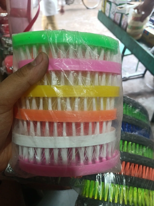 Plastic Brush(12pieces) uploaded by Choudhary Traders on 5/29/2024