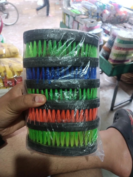 Plastic Brush(12pieces) uploaded by Choudhary Traders on 6/16/2023