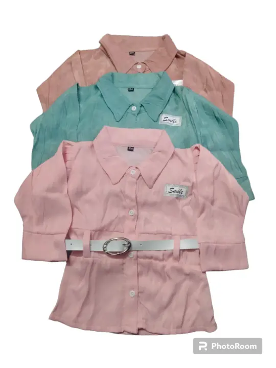 Girls fancy export material shirt uploaded by A.m fashion on 6/16/2023