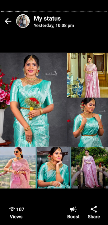 Saree/jewellery uploaded by Namrata's beauty garden and academy on 6/16/2023