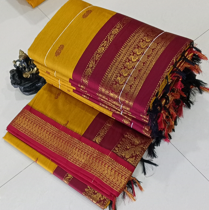 Kalyani cotton saree gadwal paithani saree manufacturer.  9500209321 uploaded by Kanishka silks on 5/29/2024
