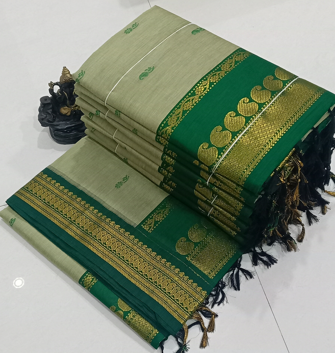 Kalyani cotton saree gadwal paithani saree manufacturer. uploaded by Kanishka silks on 6/16/2023